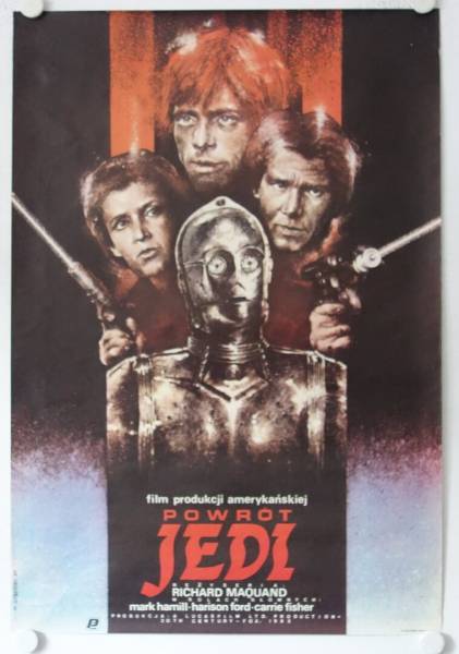 Star Wars - Return of the Jedi original release polish movie poster